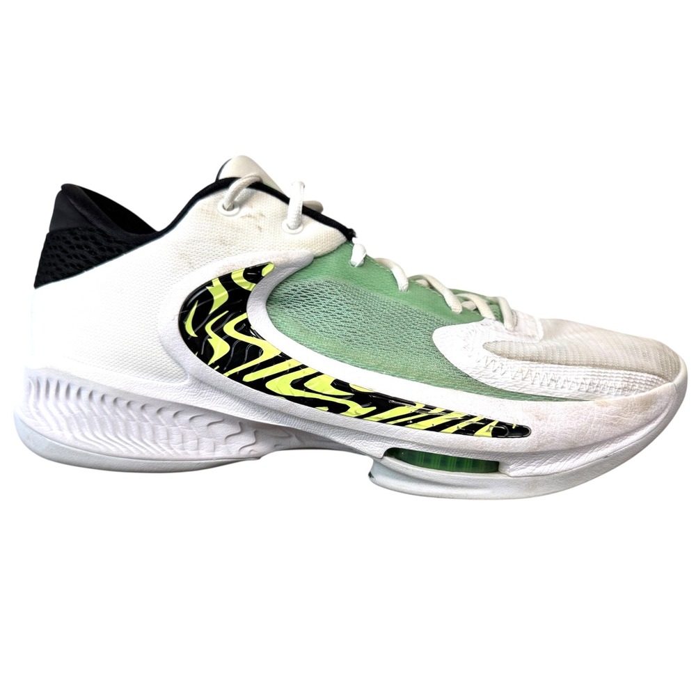 Nike Zoom Freak 4 Enamel Green White‎ Mens Basketball Shoes DJ6149-100 Size 11